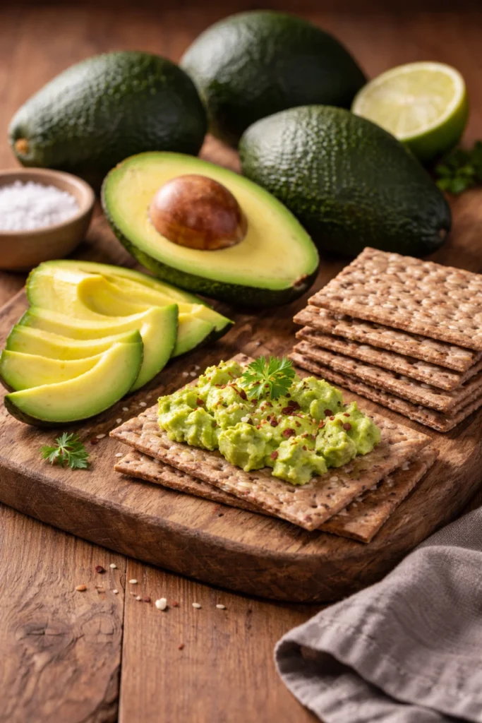 아보카도와호밀크래커