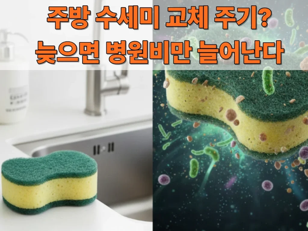 주방-수세미-교체-주기-가이드