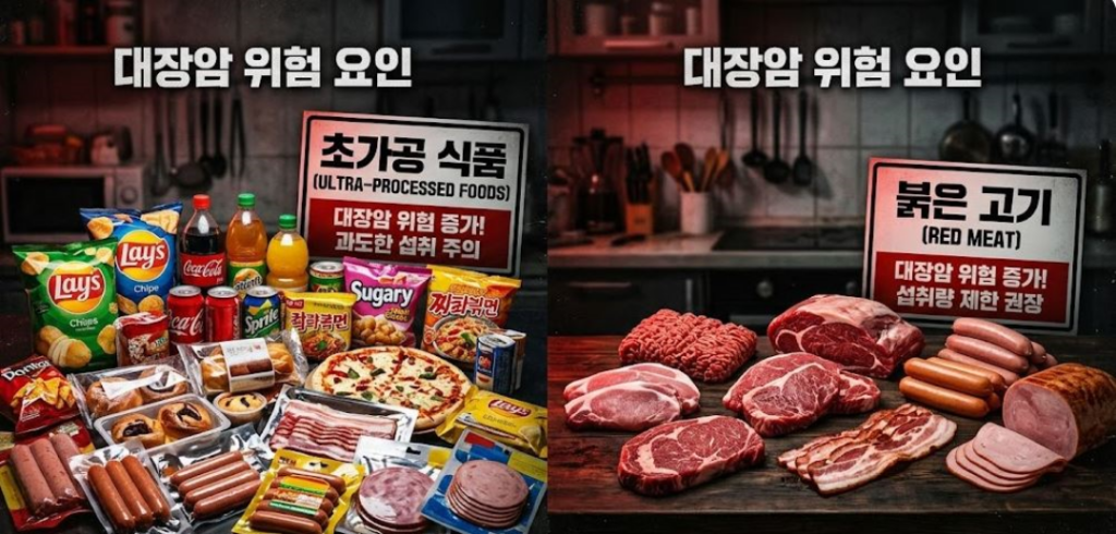 초가공식품-대장암