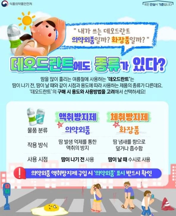 데오드란트-식약처-권장사항