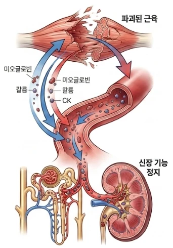 횡문근융해증-진행과정